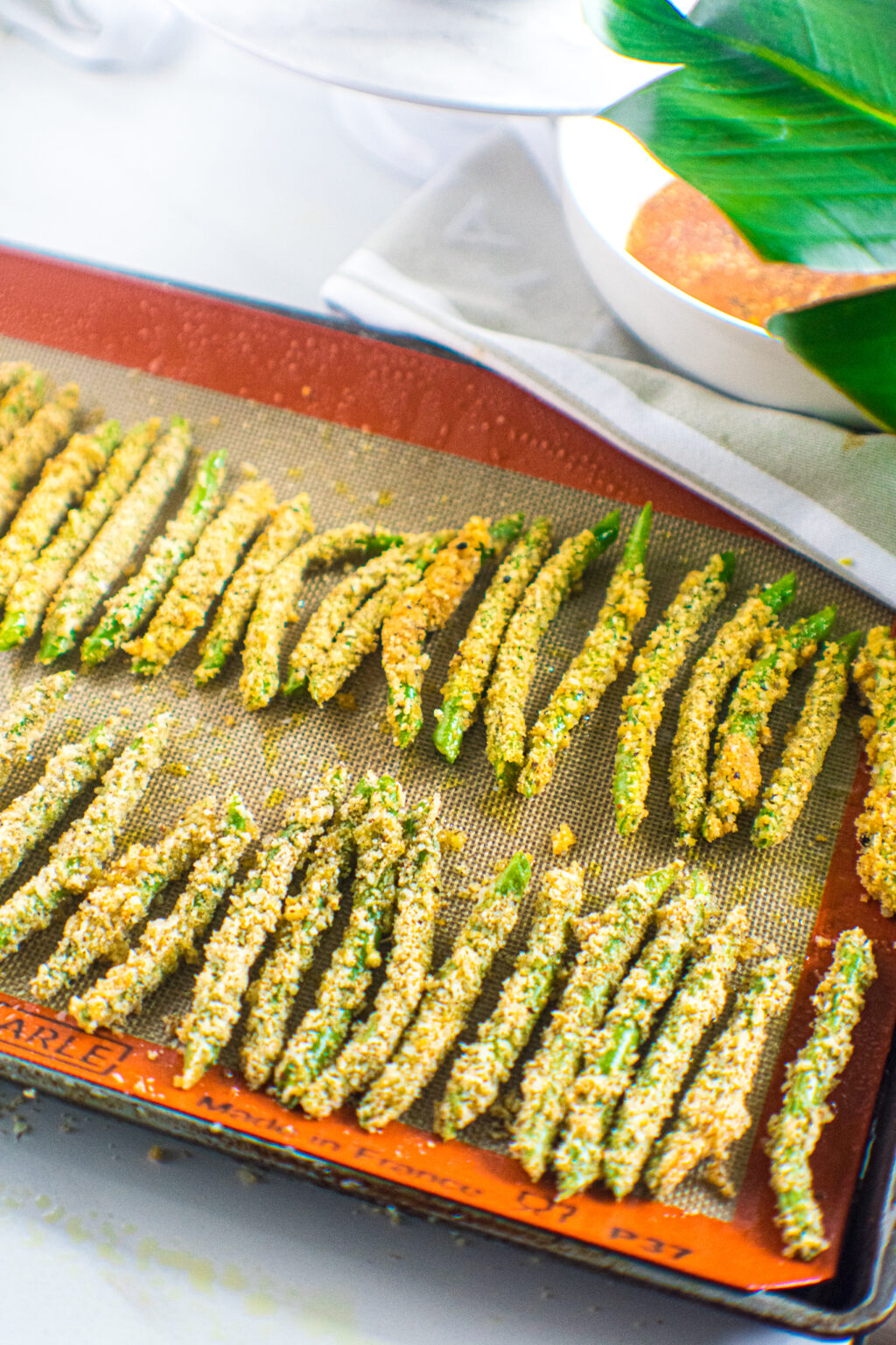 Parmesan Crusted Green Beans Keto, LowCarb A Girl Called Adri