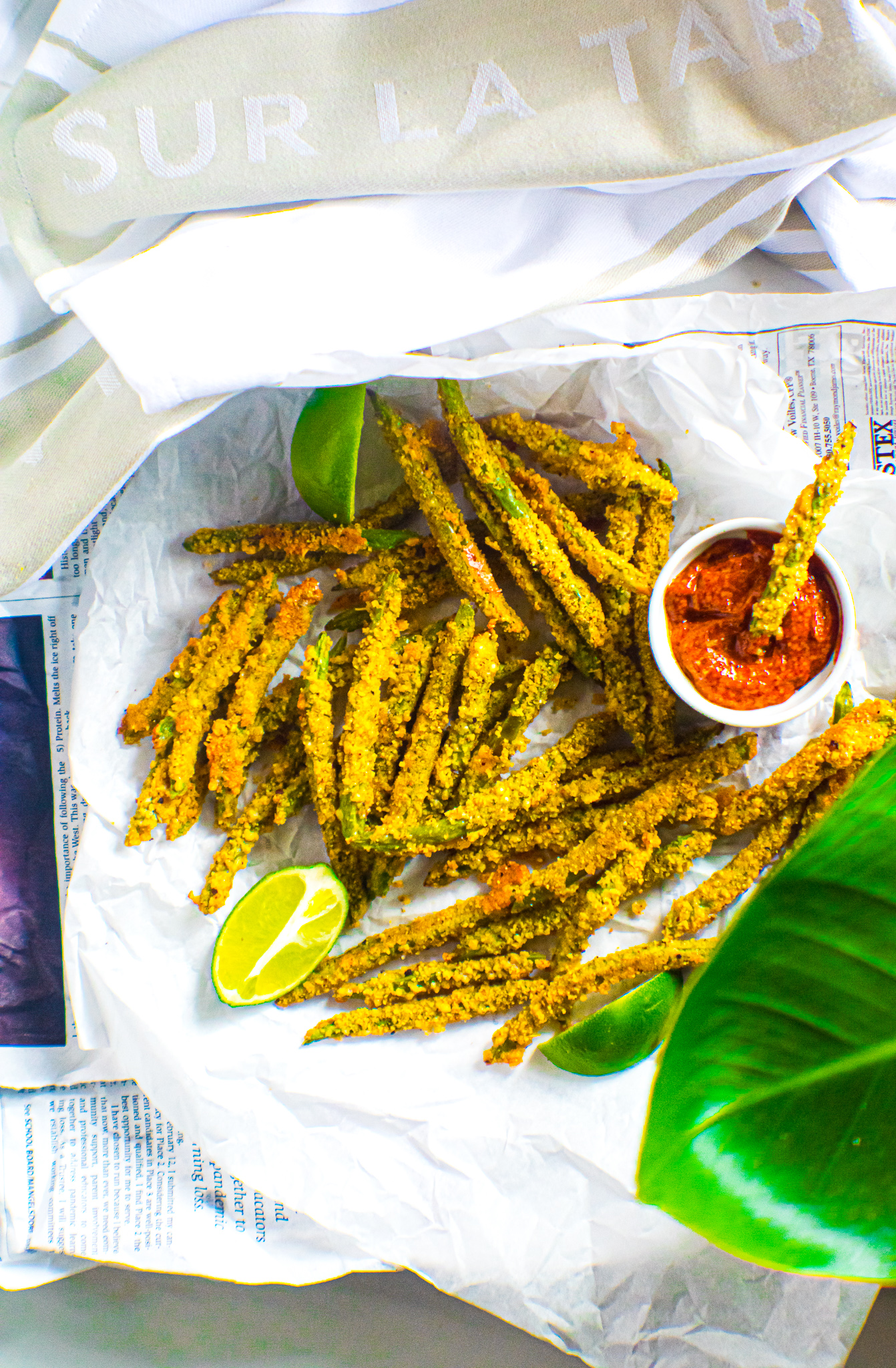 Parmesan Crusted Green Beans Keto, LowCarb A Girl Called Adri