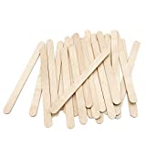 200 Pcs Craft Sticks Ice Cream Sticks Natural Wood Popsicle Craft Sticks 4.5 inch Length Treat Sticks Ice Pop Sticks
