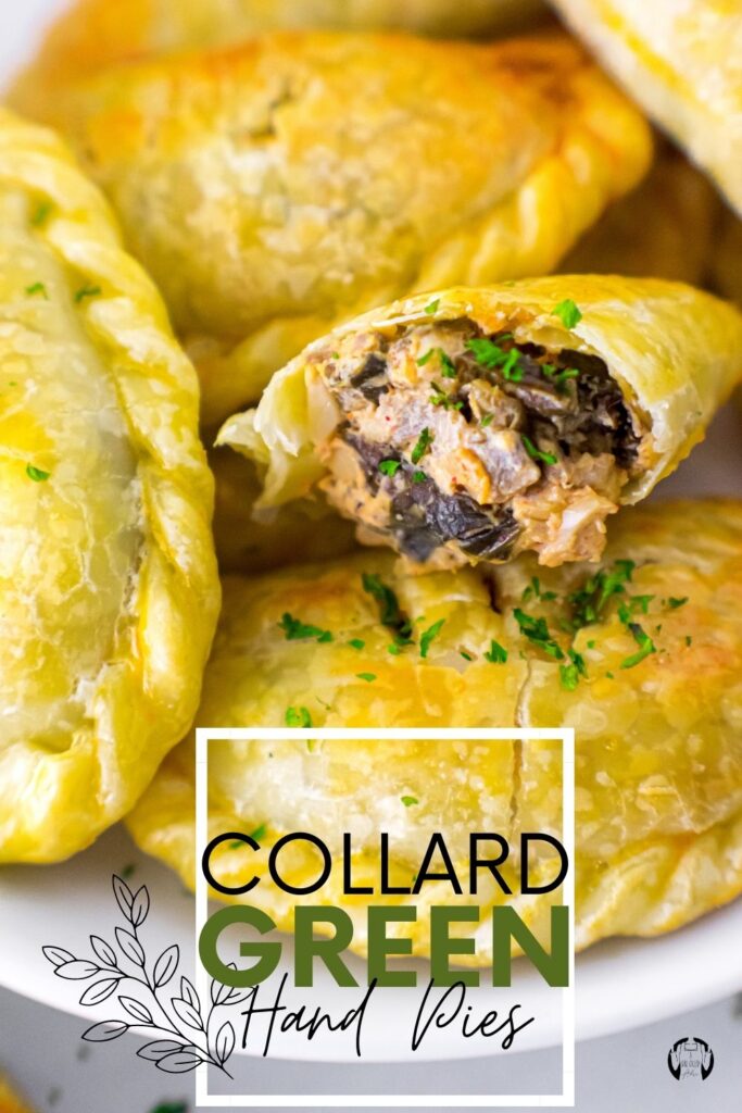 My collard green hand pies are savory, flaky, creamy and comforting. Best of all they’re easy to make and incorporate inexpensive, easy-to-find ingredients. Try them out today!