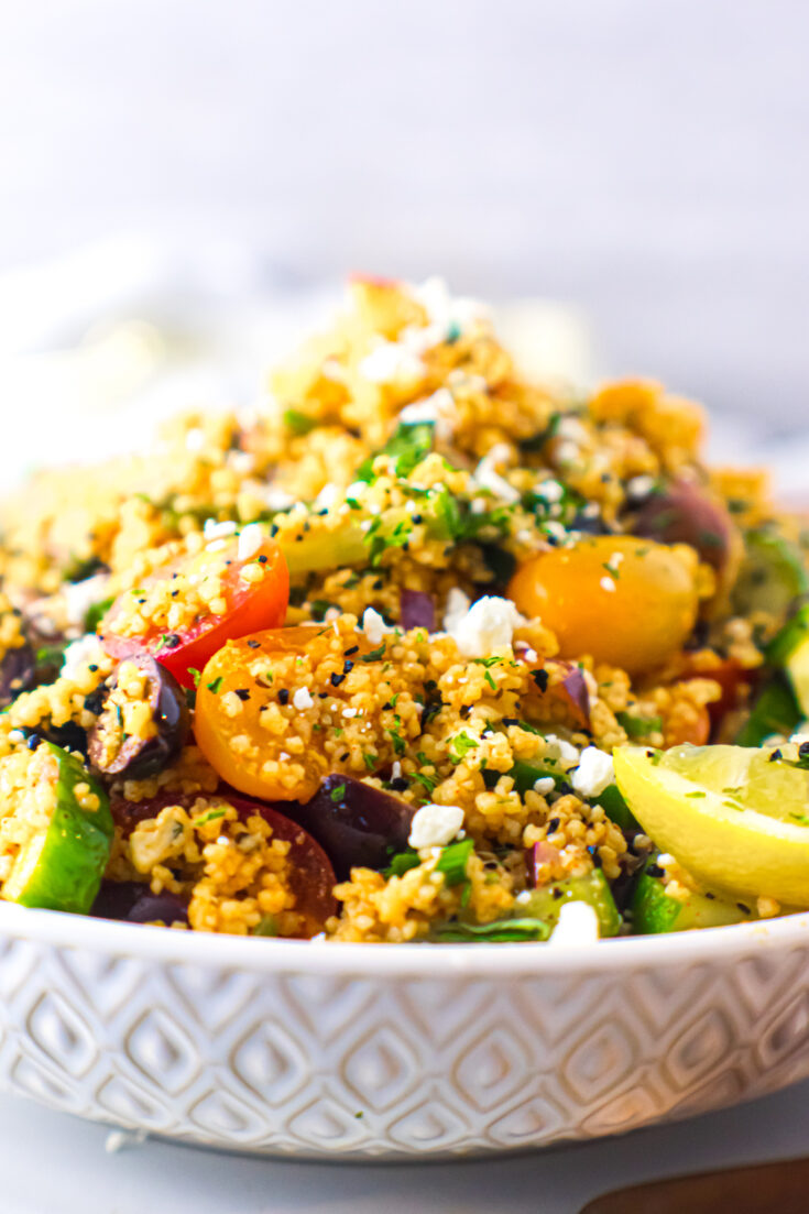 Spicy Couscous Salad | Vegetarian 